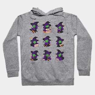 Witch reading books Hoodie